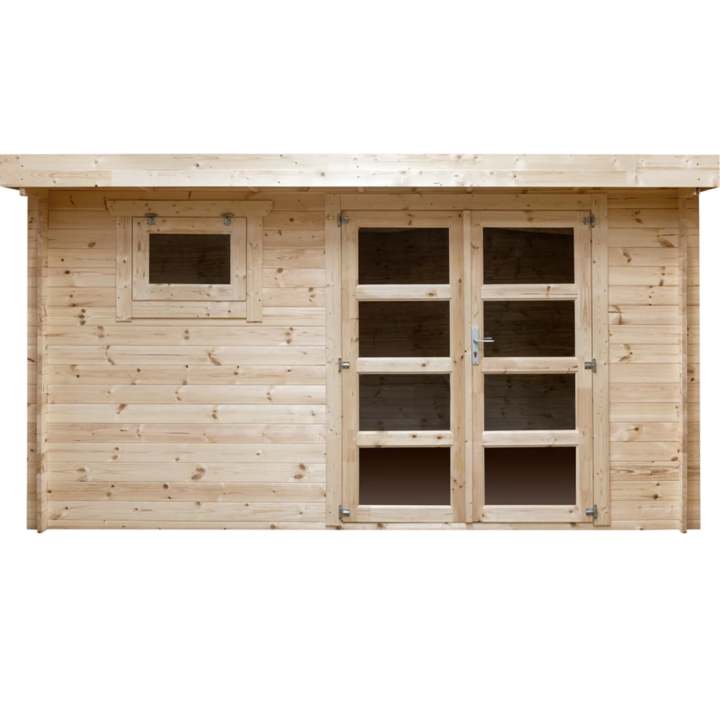 Abri de jardin bois moderne 13 m² – Qualité premium à prix direct fabricant
